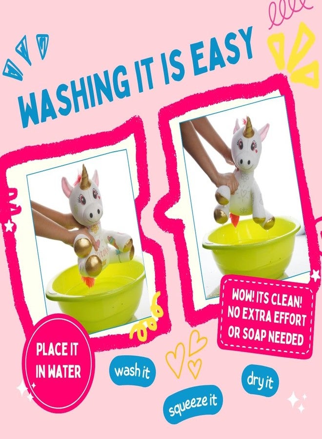 PepPlay Redoobles Doodle Unicorn - Washable & Reusable Coloring with 4 Non-Toxic Washable Markers, Travel, Sensory, Fine Motor Skills, Gift for Girls & Boys Ages 3 4 5 6 7 8 Unicorn Gift for girls - Image 5